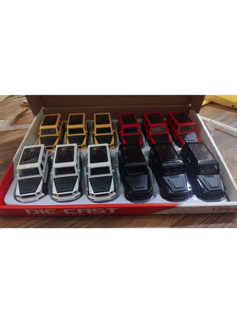 Metal Pull Back Cars 12pcs