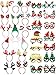 Yunsailing 32 Pcs Christmas Headbands and Glasses Frames Christmas Party Supplies with 32 Cute Designs Santa Hat Snowman Reindeer Antler Bow Hat for Adults Women Party Favor Photo Booth - Image 2