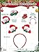 Yunsailing 32 Pcs Christmas Headbands and Glasses Frames Christmas Party Supplies with 32 Cute Designs Santa Hat Snowman Reindeer Antler Bow Hat for Adults Women Party Favor Photo Booth - Image 4