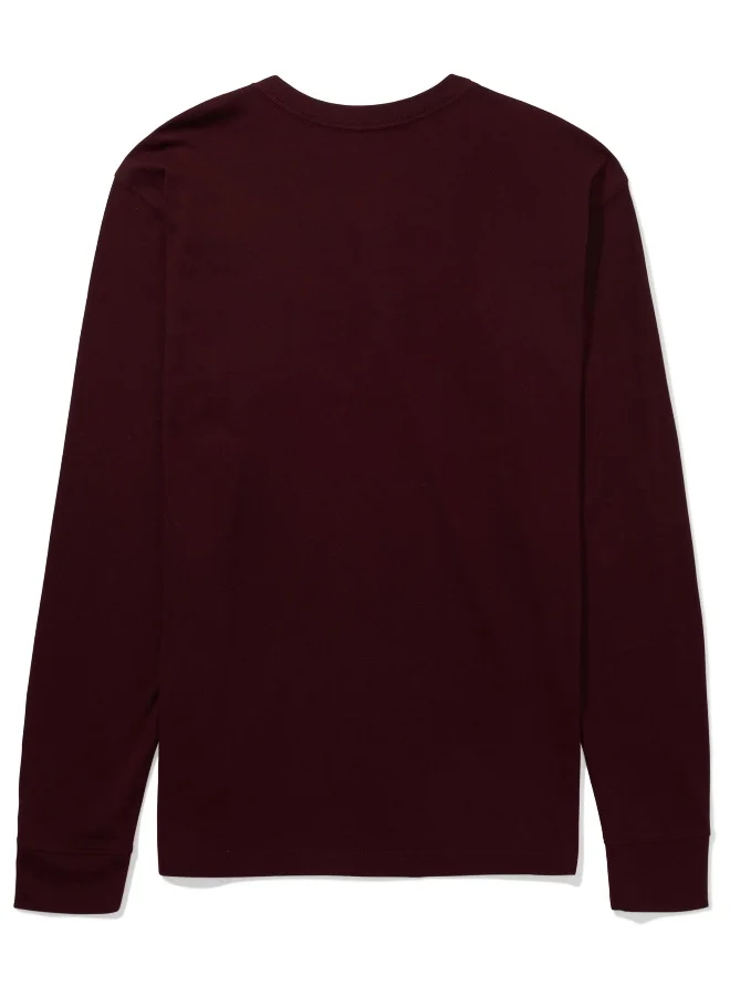 امريكان ايجل AE Long-Sleeve Henley T-Shirt
