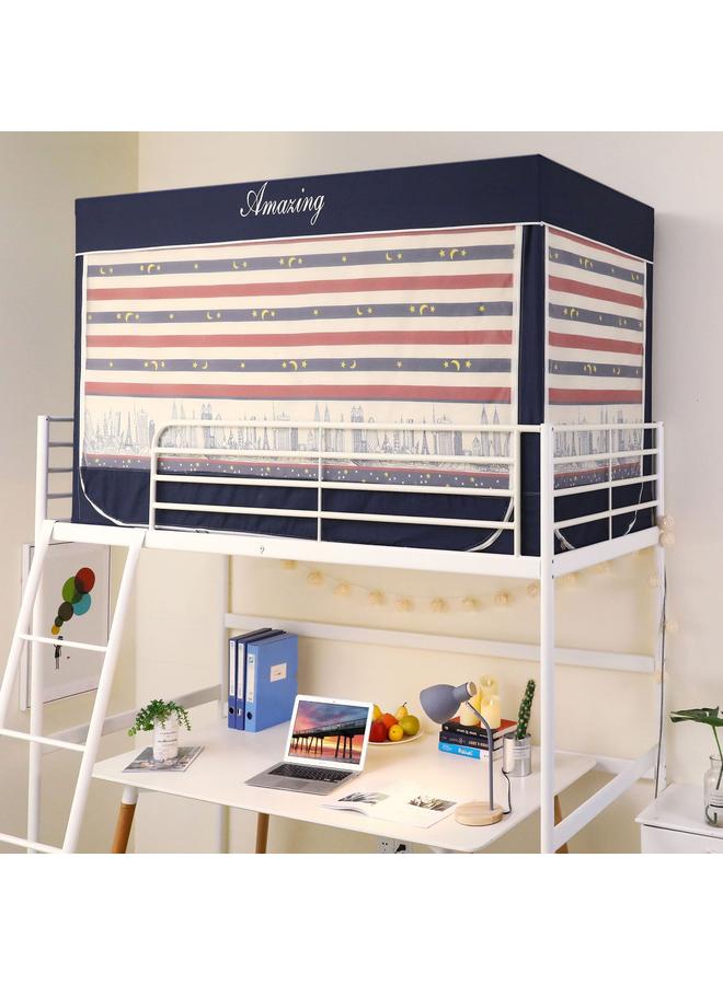 Bluejw Factory Direct Anti-mosquito Shading Dual-purpose Single Student Dormitory Bed Bed Bed Curtain Fully Enclosed Mosquito Net - Image 1