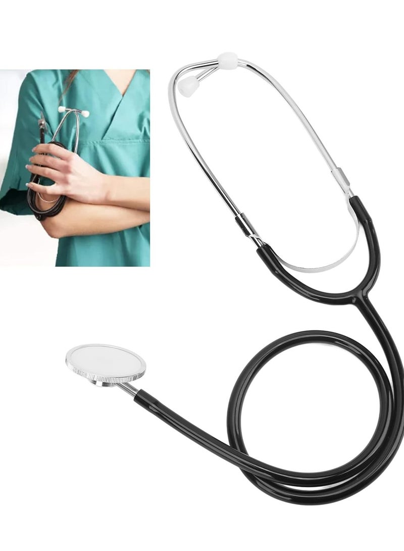 KIIUMI Basic Medical Stethoscope Professional Single Stethoscope， Portable Medical Single Head Stethoscope，Black Tube，HM-110  - Image 1
