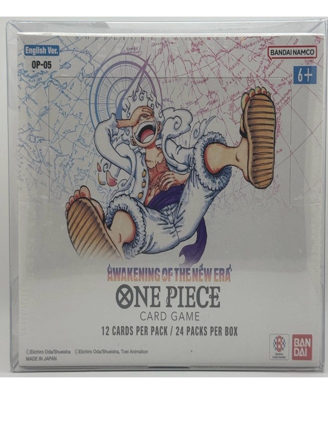 ايفورترو واقي علبة عرض EVORETRO متوافق مع صندوق معزز لعبة One Piece TCG (الإنجليزية OP04 OP05 OP06) - بلاستيك PET شفاف بسمك 0.40 مم لحماية صندوق معزز لعبة One Piece (عبوة من 5 قطع) - Image 2