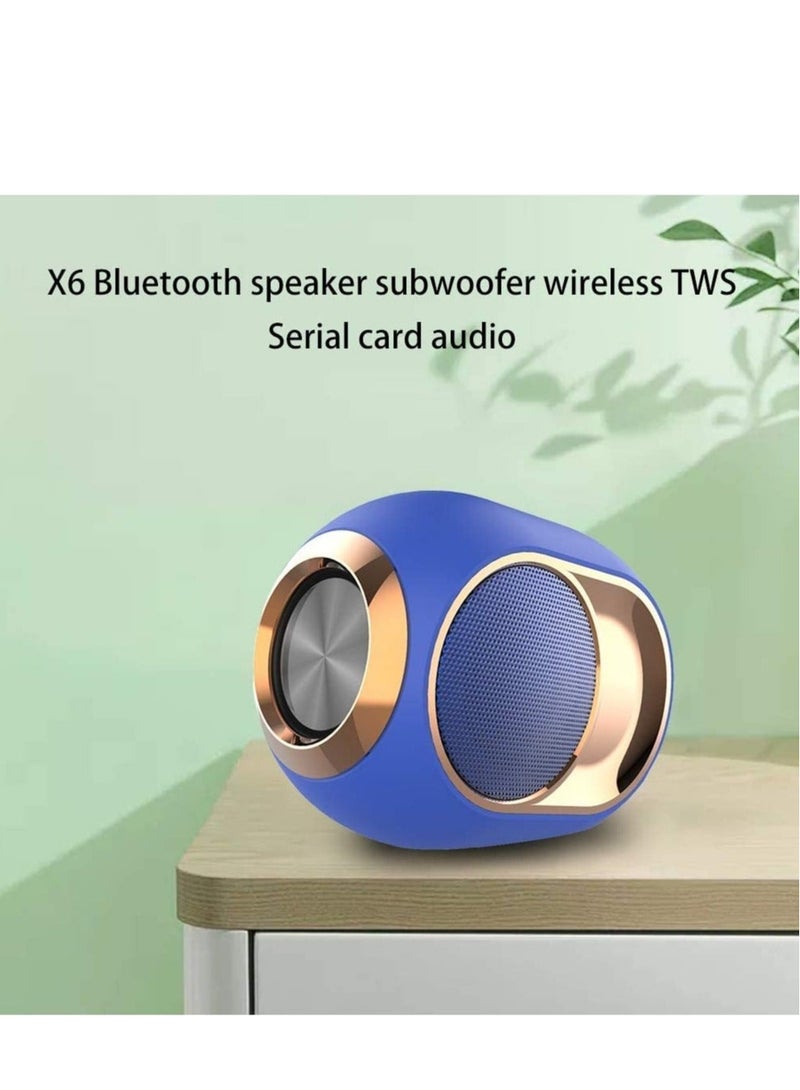 Bluetooth Speakers, Portable Wireless Speaker with Stereo Sound & Hi-Fi TWS, 1200mAh 8H Music Player, Mini Subwoofer Support U Disk/Fm Radio/Aux/Tf Card, Bluetooth Speaker for Party Home Beach - Image 3
