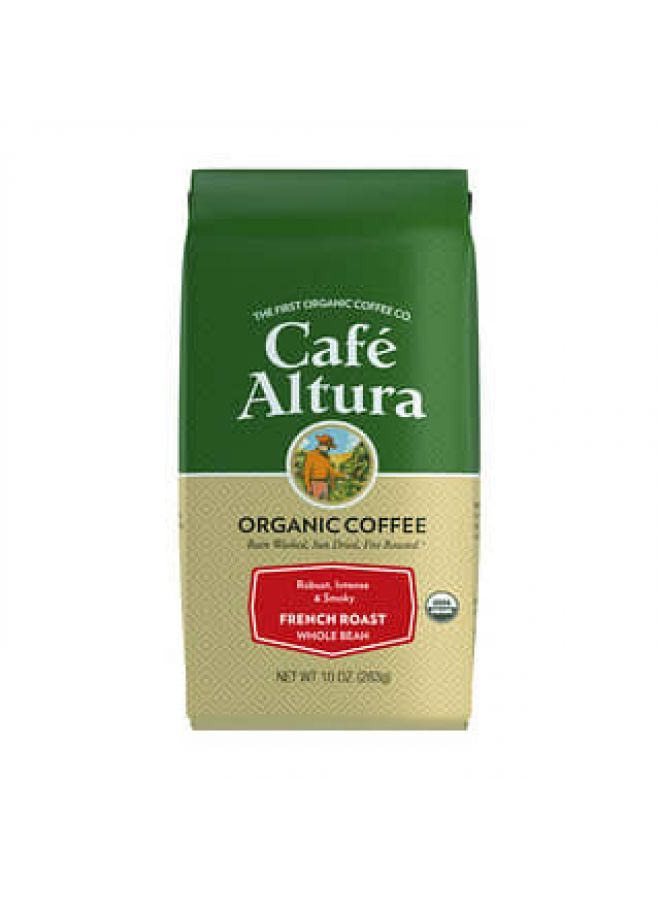 Cafe Altura Cafe Altura, Organic Coffee, French Roast, Whole Bean, 10 oz (283 g)  - Image 3