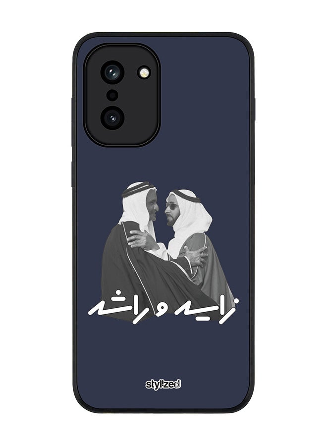 For OnePlus 15R Case,Slim fit Camera Protection, Shockproof Thin Phone cover  - Sheikh Zayed And Sheikh Rashid Dark Blue