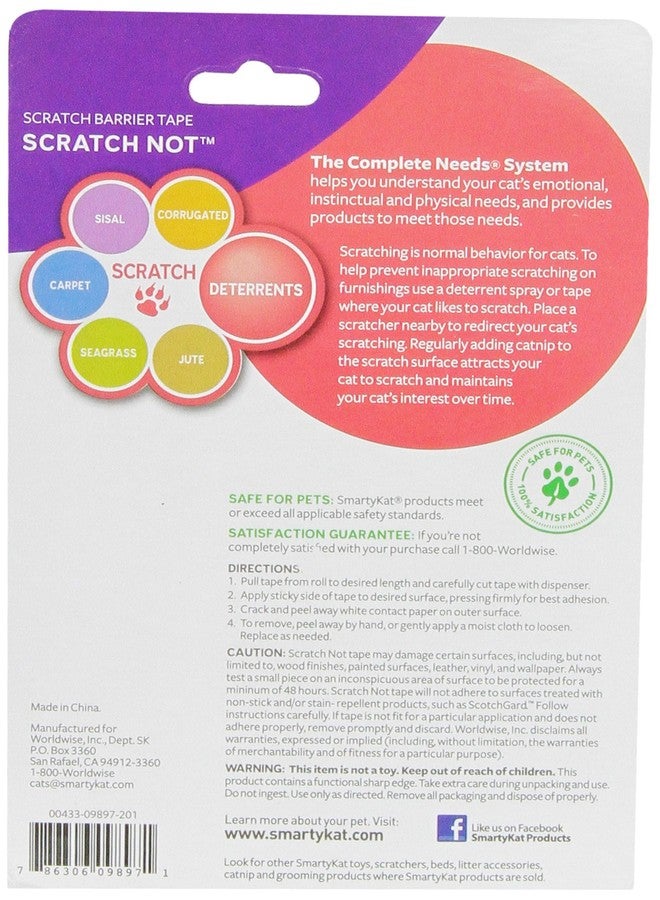 SmartyKat Scratch Not Anti-Scratch Tape Scratch Deterrent Barrier - Image 2