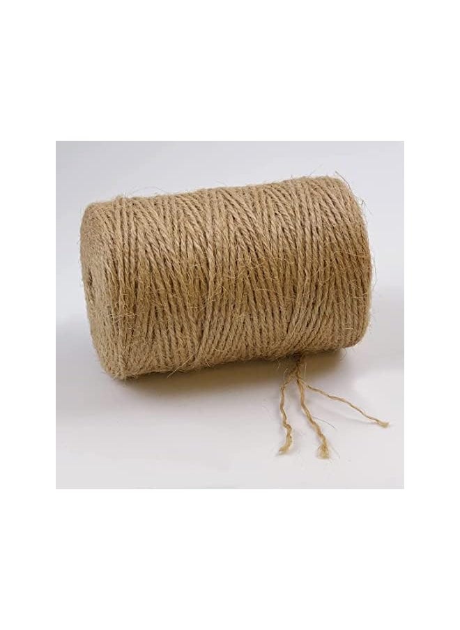 The Bros 328 Feet 2MM Natural Cotton String for Crafts,Gift Wrapping Twine,Arts & Crafts, Home Decor, Gift Packaging (brown)  - Image 3