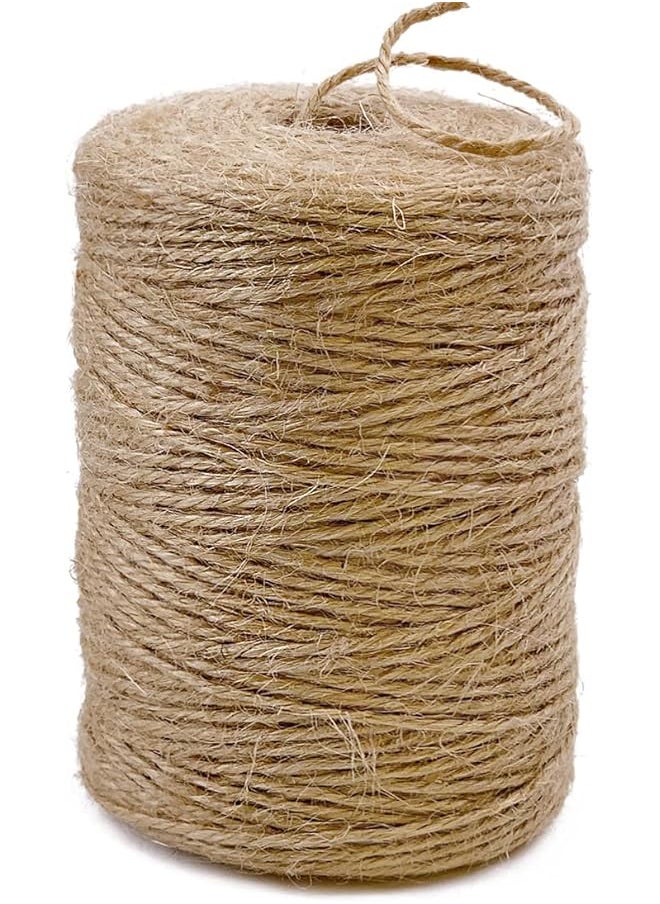 The Bros 328 Feet 2MM Natural Cotton String for Crafts,Gift Wrapping Twine,Arts & Crafts, Home Decor, Gift Packaging (brown)  - Image 1