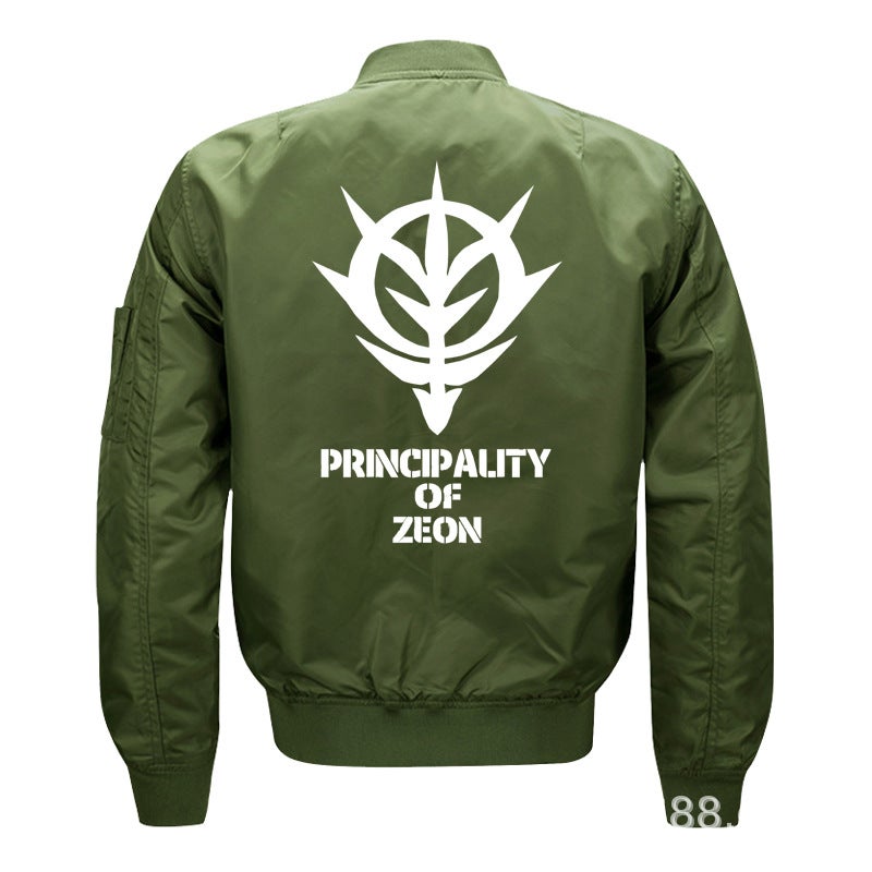Mobile Suit Gundam Sweatshirt principle OF ZEON jackets men Foreign trade jacket Welcome to a professional customization of the sample drawing