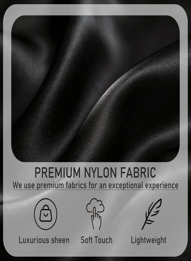 OAikor Soft Nylon Purse Organizer Insert for Chanel 25 Bag Insert, Smooth Zipper Pocket & 2 Elastic Pockets & Open Pocket, Lightweight Nylon Storage Divider Soft Touch Luxury Bag's Shaper for Women, S - Image 2