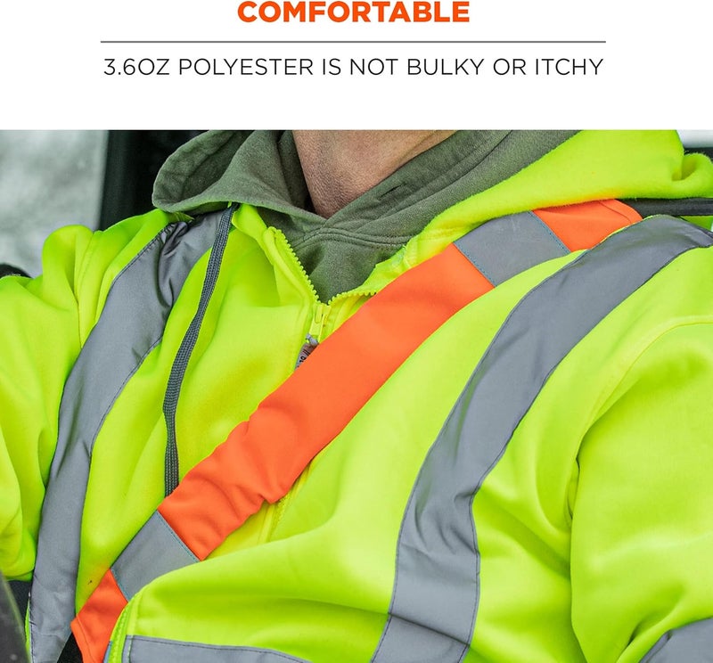 Ergodyne Ergodyne GloWear 8004 High Visibility Reflective Seat Belt Cover Orange - Image 5