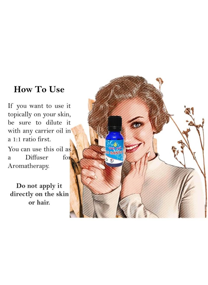 Good High Good High Palo Santo Oil 100 Pure Natural Organic Vegan and Undiluted Palo Santo Essential OilFor Personal Care Essential Oil By Good High 0507 oz 15 mL  - Image 4