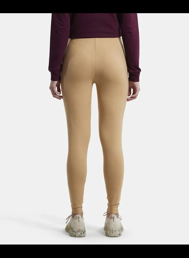 JOCKEY Jockey AW87 Women's Super Combed Cotton Elastane Stretch Leggings with Ultrasoft Waistband