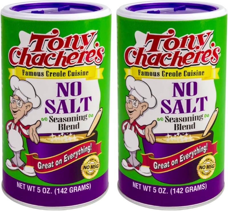 Tony Chachere's No Salt Seasoning Blend - 2 Pack - Image 1