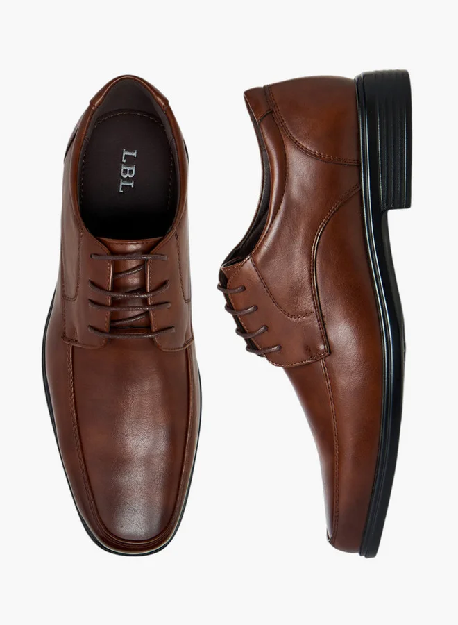 ال بي ال من شو اكسبرس Solid Lace-Up Derby Shoes