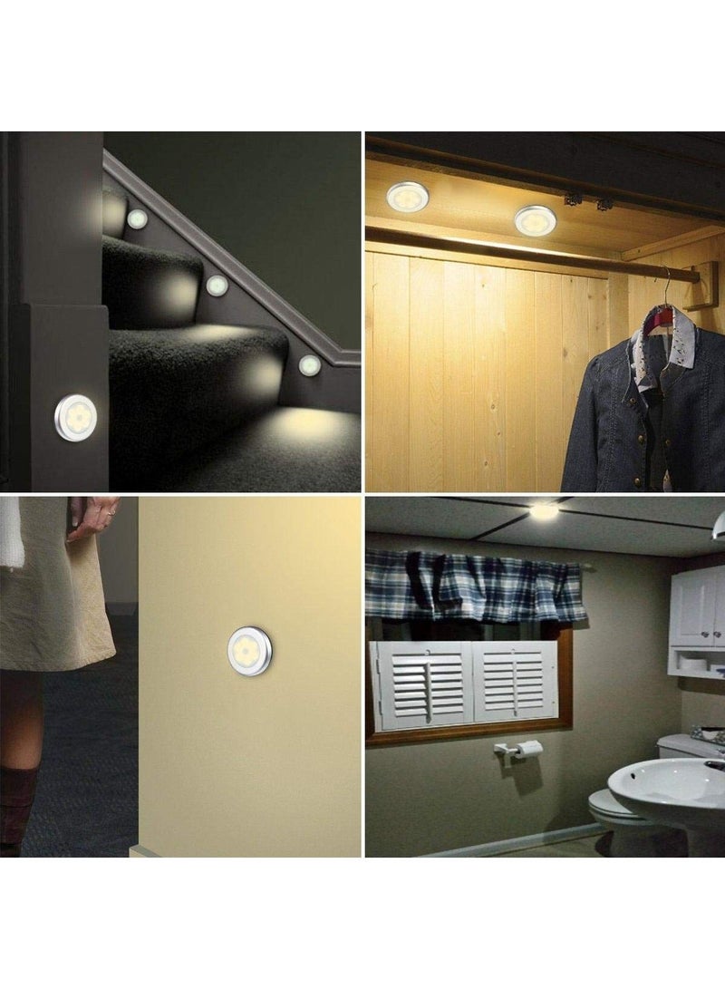 Warm White LED Motion Sensor Bedroom/Bathroom/Kitchen/Hallway/Stairs/Energy Efficient 6-Pack - Image 5