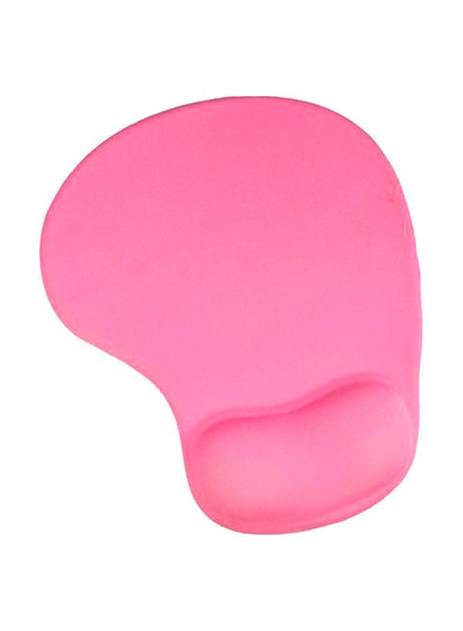 NIBEMINENT Mouse Pad With Gel Wrist Support Pink 