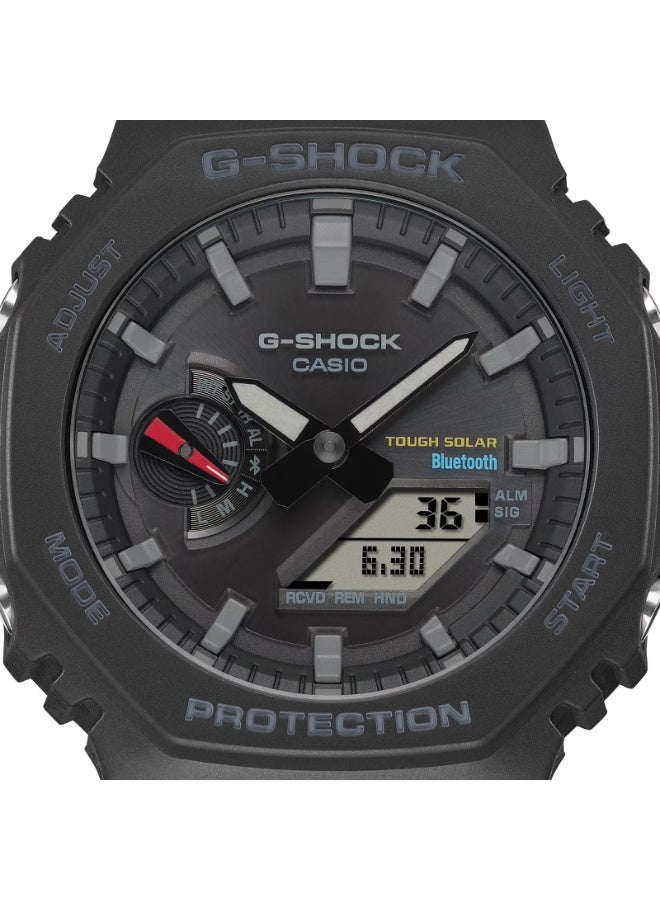 Casio G SHOCK GA B2100 1ADR Tough Solar Bluetooth Analog Digital Watch Carbon Core Guard 200m Water Resistant Black - Image 3