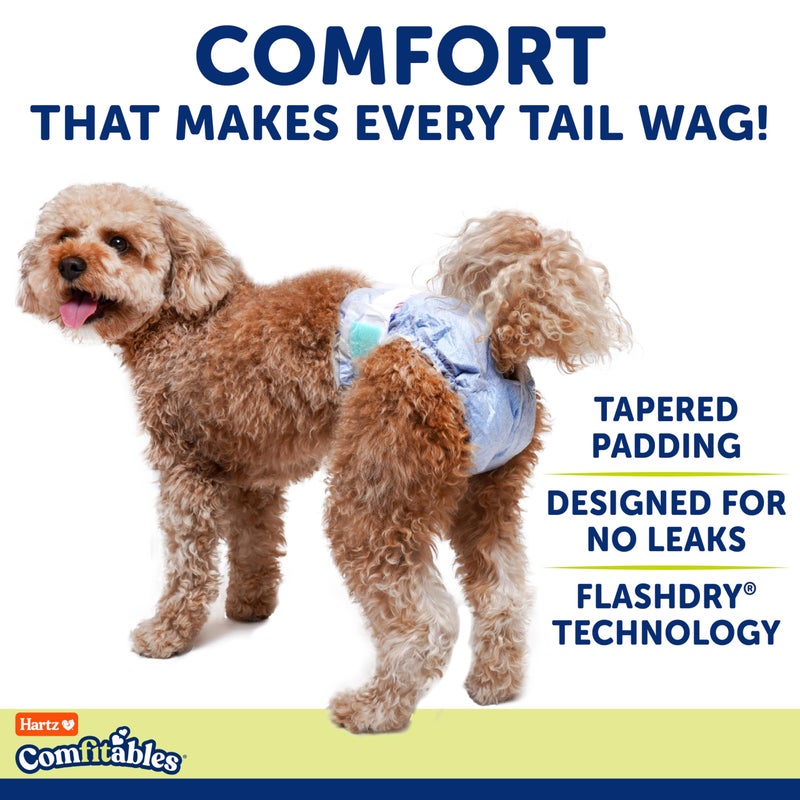 Hartz Disposable Dog Diapers, Size S 36 count, Comfortable & Secure Fit, Easy to Put On - Image 4