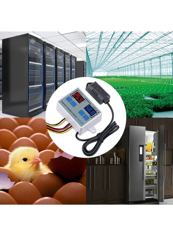 نيبمينينت جهاز تحكم رقمي مزدوج في درجة الحرارة والرطوبة متعدد الألوان - Image 5