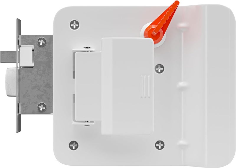 Leisure Locks RV Travel Trailer Entry Door Polar White Paddle Deadbolt - Image 5