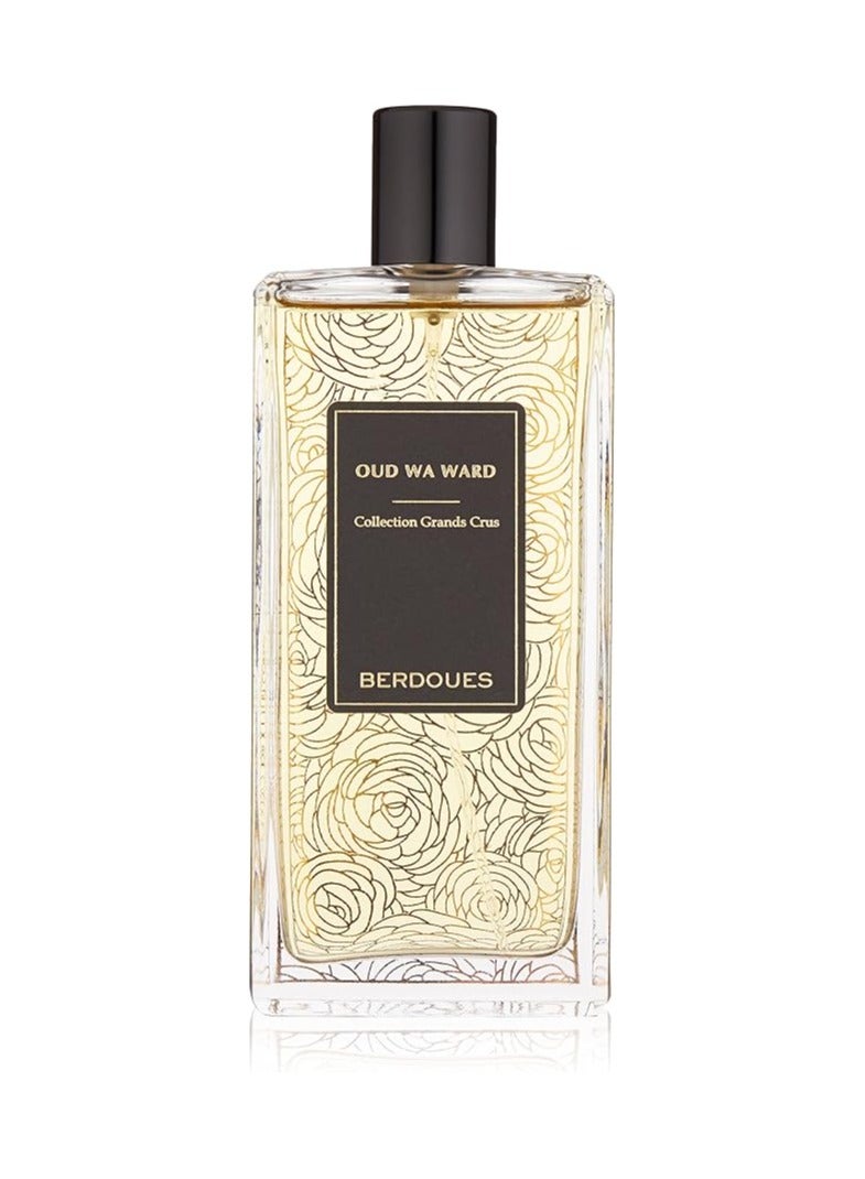 بيردويس عطر بيردوس عود ورد، 100 مل، عطر فاخر للرجال والنساء، مجموعة عطور فاخرة من مجموعة غراند كروس براتنج العود والورد التركي وأوراق الباتشولي المجففة - Image 1