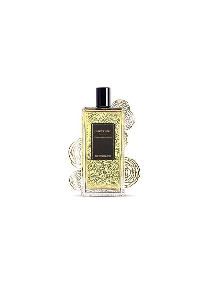 بيردويس عطر بيردوس عود ورد، 100 مل، عطر فاخر للرجال والنساء، مجموعة عطور فاخرة من مجموعة غراند كروس براتنج العود والورد التركي وأوراق الباتشولي المجففة - Image 5