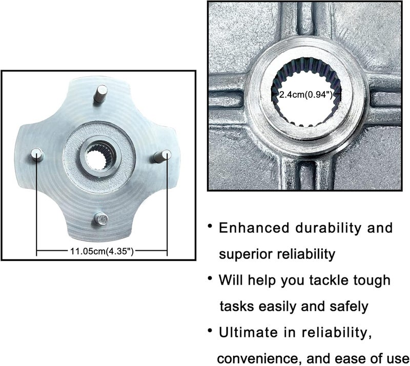 HQPASFY Rear Left Wheel Axle Hub with Bearing for Honda TRX500FE TRX500FM 2005-2013 - Image 3