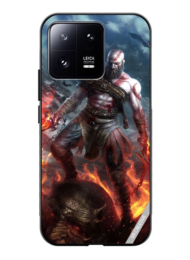 VR CREATIVE Protective Case Cover For Xiaomi 13 Kratos God Of War Game Design Multicolour - Image 1