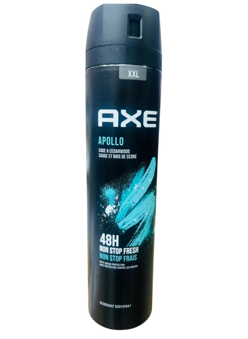 Axe Apollo with Sage & Cedarwood 48h Non Stop Fresh With Odour Protection Deodorant Body Spray 250 ml
