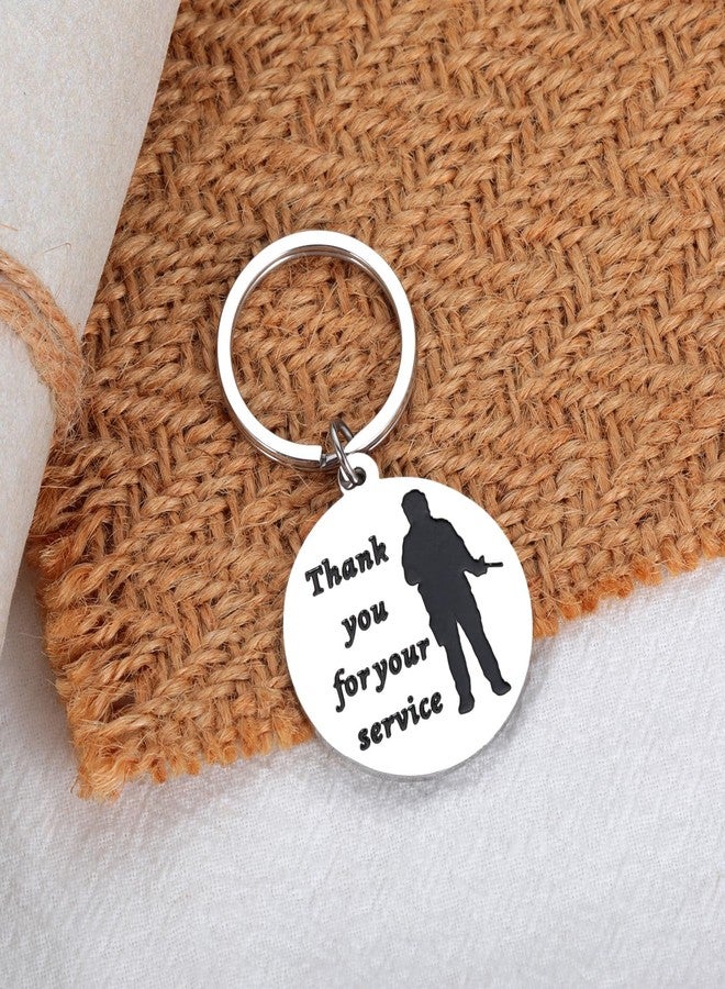 Delujouberst Veterans Day Keychain Gifts Bulk - Thank You for Your Service Military Retirement Appreciation Gift for Men Veterans Day Decorations Veteran Memorial - Image 5