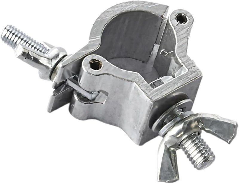 Aluminum Alloy Scaffold Cross Clamp With Wing Nut For Round Pipe Swivel Connector - Image 1