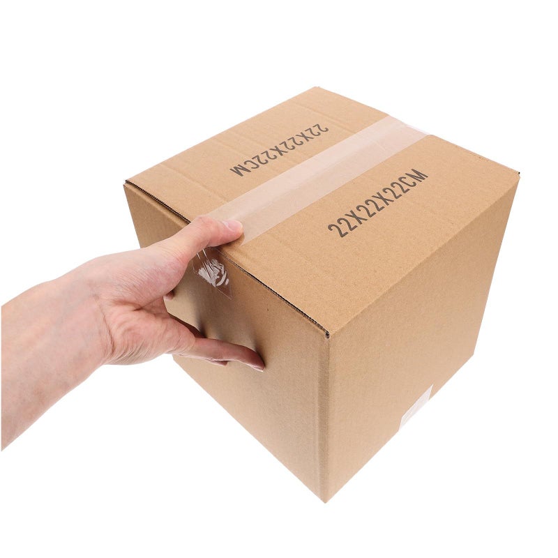 5pcs Medium Square Extra Strong Cardboard Packing Boxes 220x220x220mm Triple Layer Heavy Duty Moving - Image 4