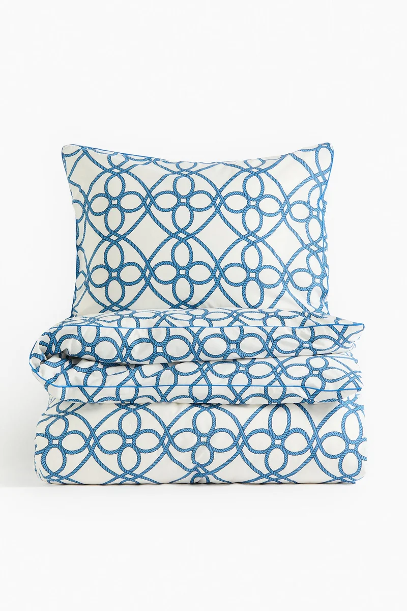 اتش اند ام غطاء لحاف مقاس مفرد منقوش