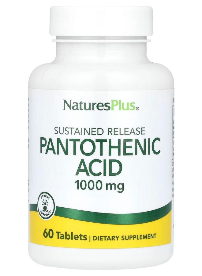 Pantothenic Acid 1000 mg 60 Tablets