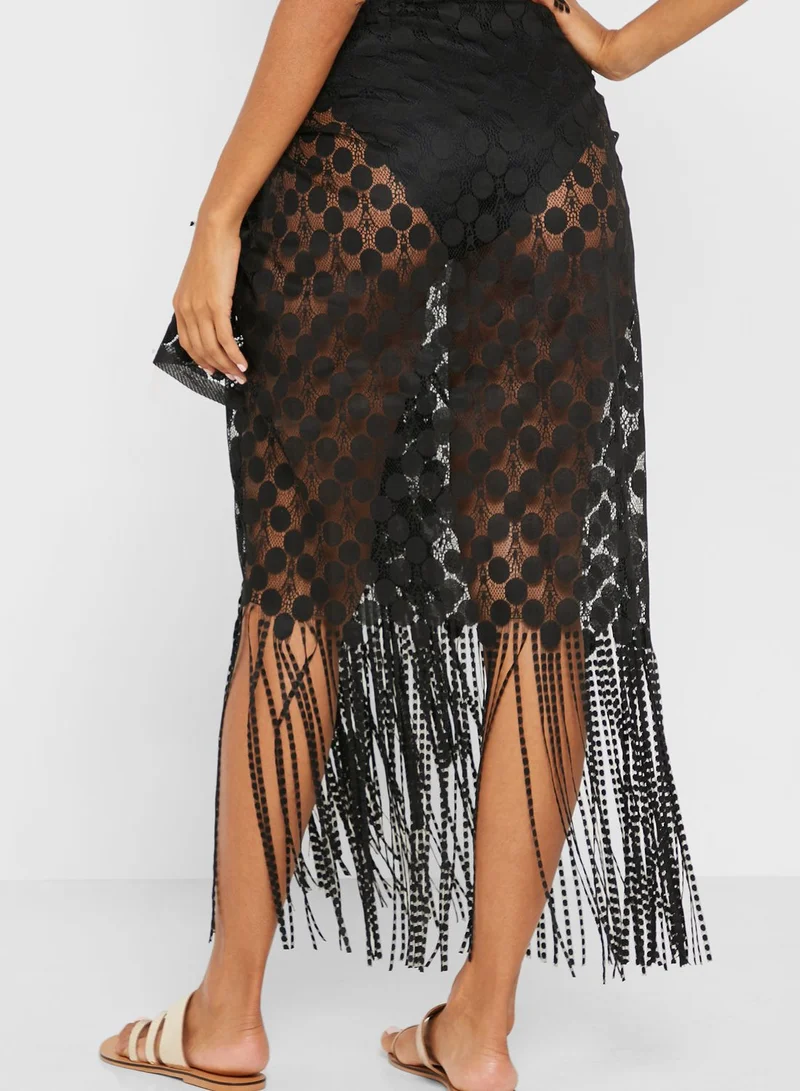 ELLA Fringed Sarong Wrap