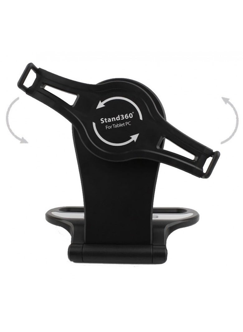 TIGER Universal 360 Degree Rotatable Tabletop iPad Stand – Adjustable Holder for Tablets 7-10 Inch, Sturdy, Lightweight, Multi-Angle Viewing, Ideal for Reading, Watching, and Video Calls - Image 2