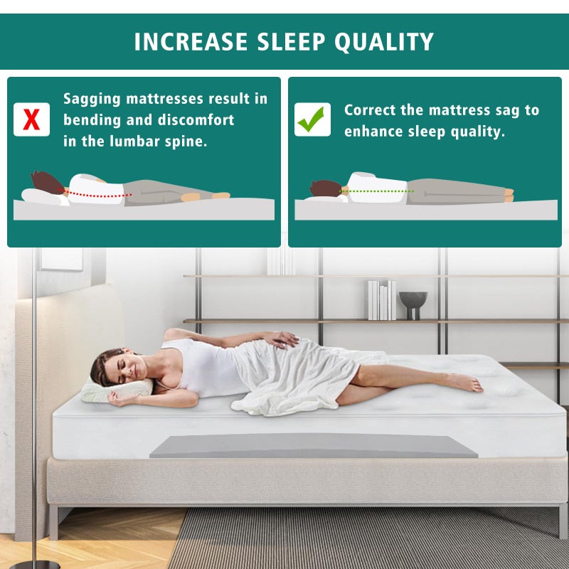 TANYOO Sagging Mattress Support Fix Sinking Beds High Density Foam Insert Pad for Sagging Bed Repair and Extends Life 60 x 25 x 2 Inches - Image 4
