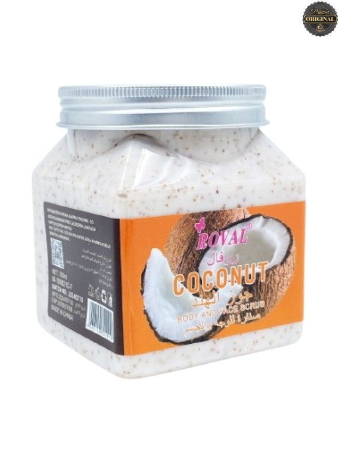 ROVAL 3 Pieces Coconut Body And Face Scrub  - Image 2