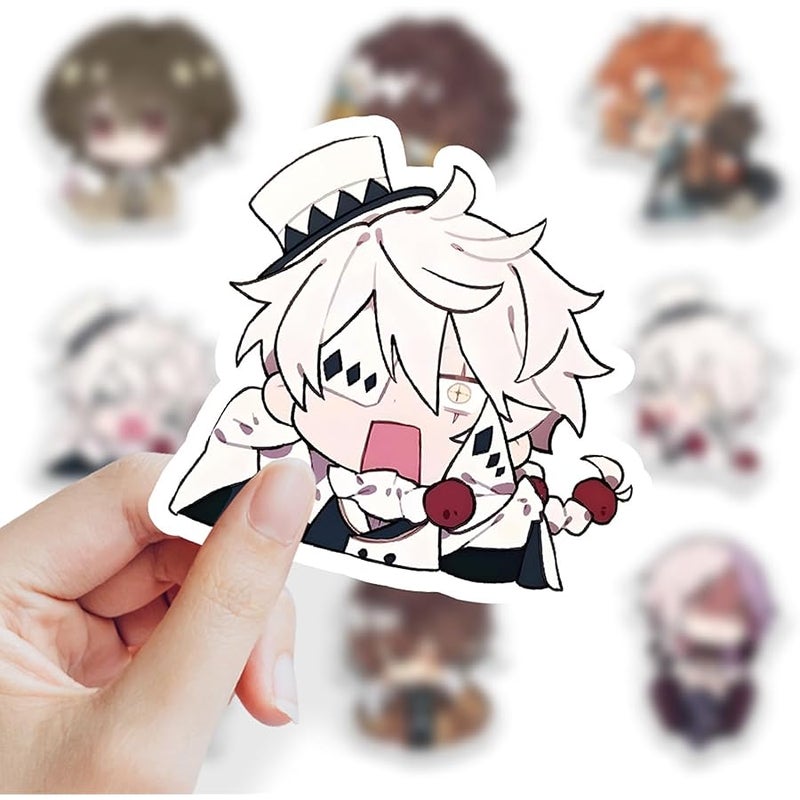 BERFLYTER 66Pcs Bungo Stray Dogs Themes Waterproof Stickers for Water Bottle Cup Laptop Bike Skateboard Luggage Box Vinyl Graffiti Patches BRJKT - Image 3