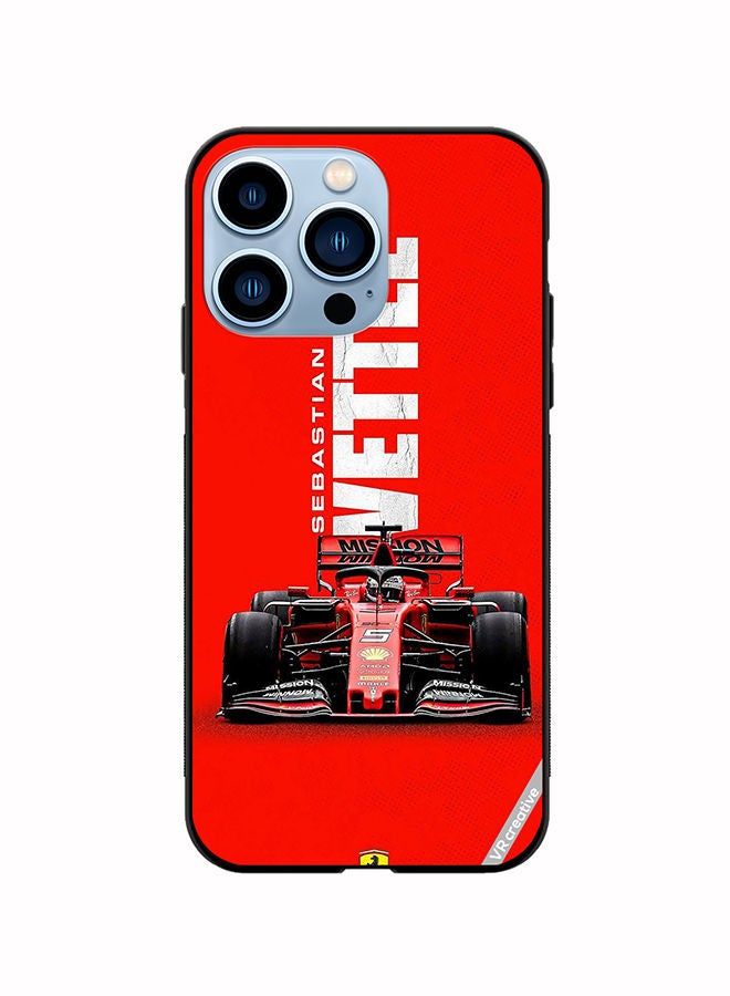 VR CREATIVE غطاء حماية لهاتف Apple iPhone 13 Pro تصميم سيارة سباق F1 متعدد الألوان - Image 1