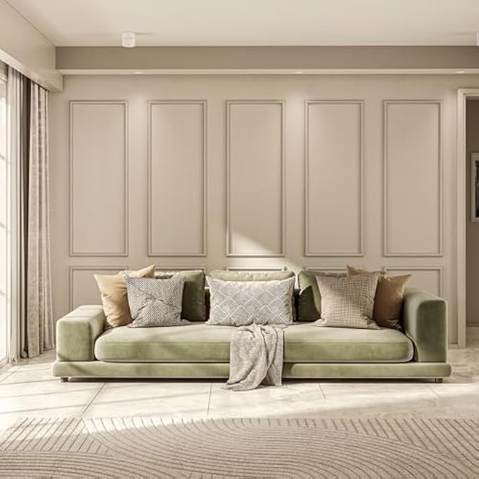 READY TO INSTALL WALL CLADDING KIT, PRE-CUT WALL CLADDING FRAMES, WALL CLADDING KIT - 2 TOP, 2 MIDDLE AND 2 LOWER FRAMES LUQIUD NAIL INCLUDED - Image 1