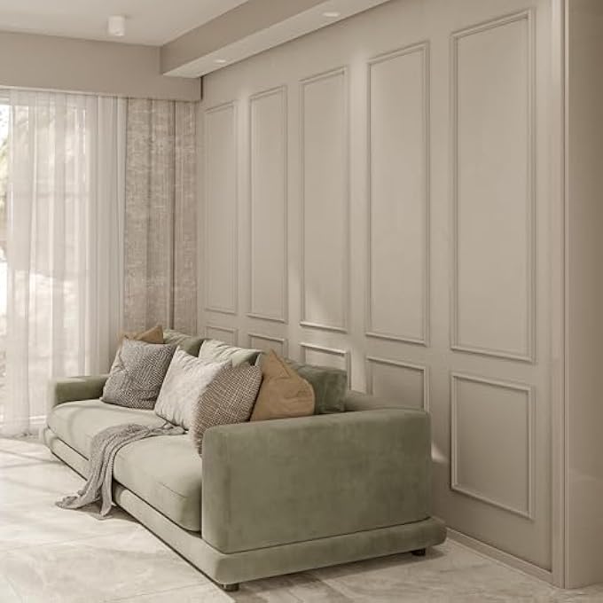 READY TO INSTALL WALL CLADDING KIT, PRE-CUT WALL CLADDING FRAMES, WALL CLADDING KIT - 2 TOP, 2 MIDDLE AND 2 LOWER FRAMES LUQIUD NAIL INCLUDED - Image 3