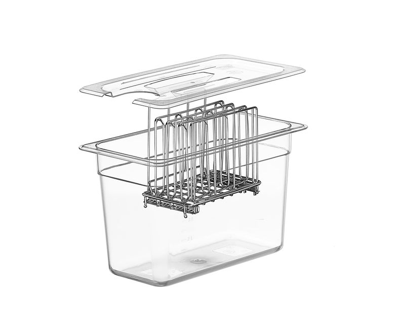 LIPAVI Sous Vide Rack - Model L5 - Adjustable, Collapsible, Ensures even warming - 316L Stainless Steel - Image 2