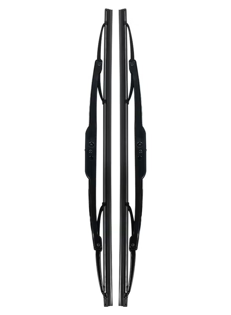 3XR Professional Grade 16" Universal Car Wiper Blades - 2 Pcs Set for All-Weather Performance - Image 2