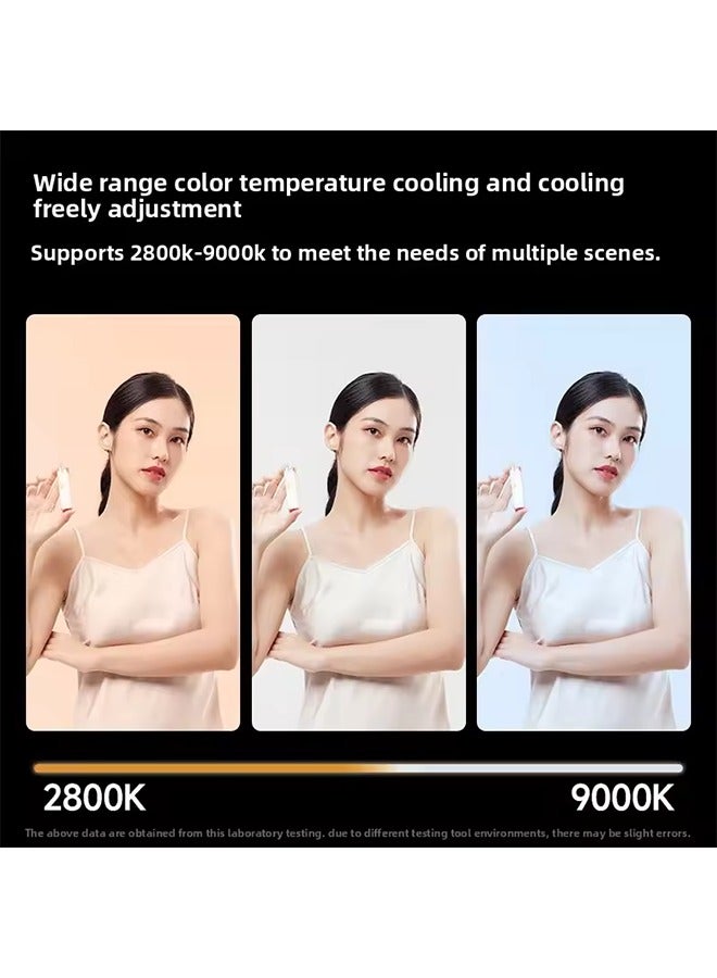 Portable LED video light 40W mini small portable fill light with built-in rechargeable battery, which can charge mobile phone PD - Image 4