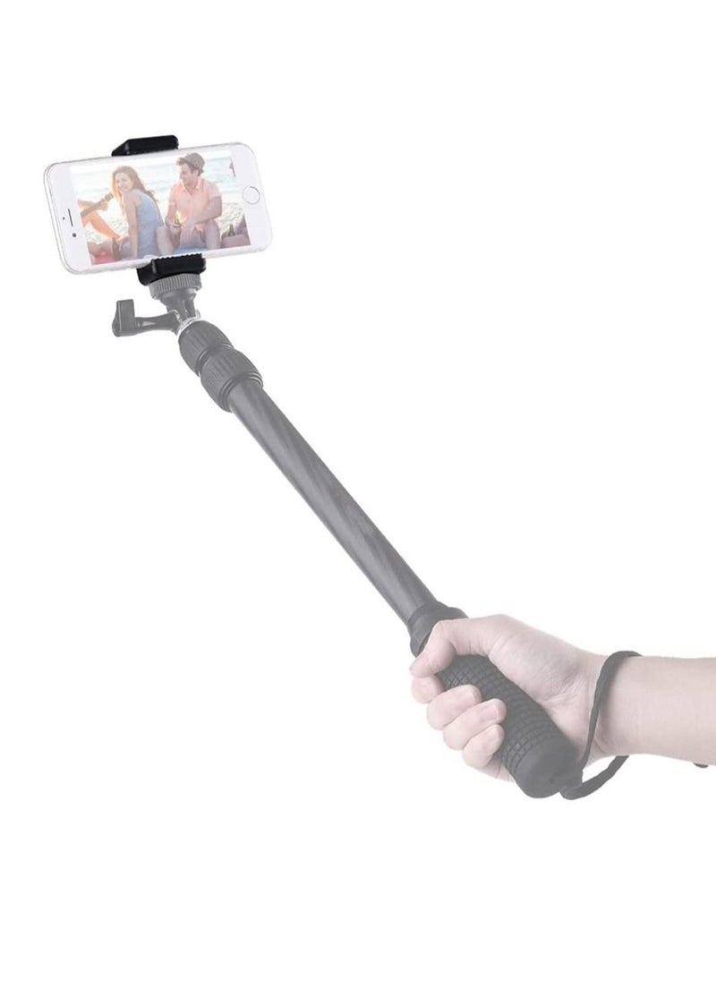Universal Cell Phone Mount Smartphone Tripod Adapter Adjustable Phone Holder Clip for iPhone 13 12 Mini 11 Pro Max XS XR X SE 8 7 6S Plus Samsung OnePlus Use on Tripod/Selfie Stick/Monopod