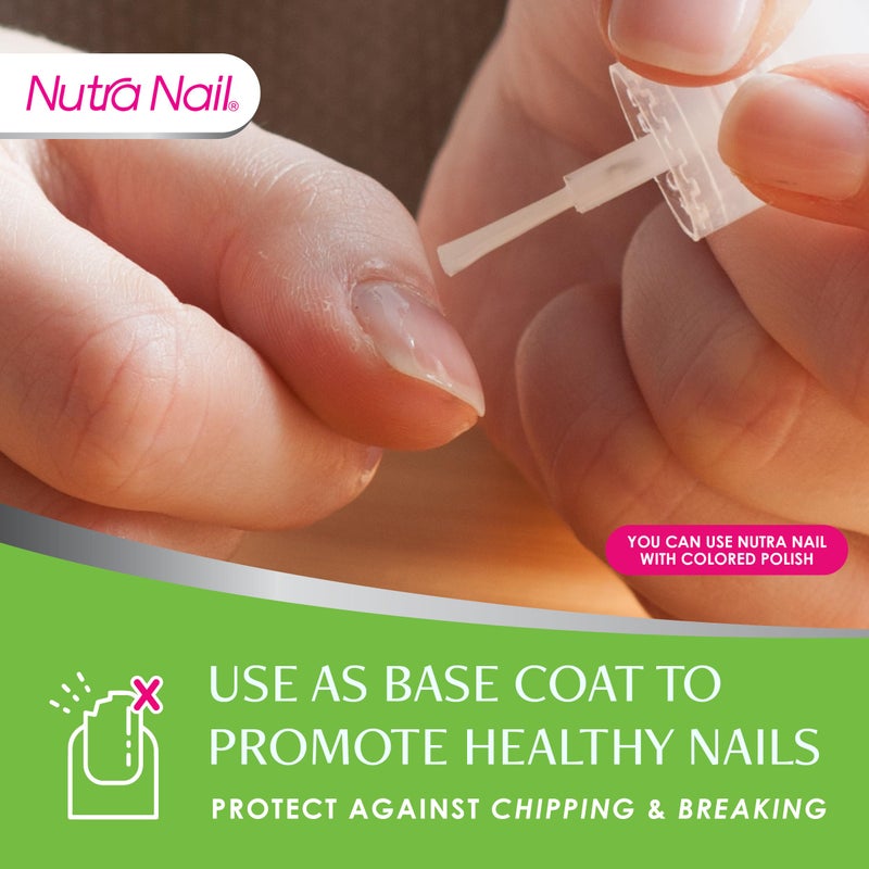 Nutra Nail علاج نمو الأظافر من نوترا نيل لمدة 5 إلى 7 أيام - تركيبة سيروم إصلاح تقوية الأظافر السريعة (0.47 أونصة سائلة) (عبوة من 2)  - Image 4