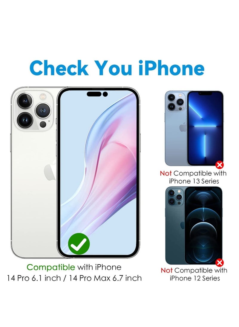 Raxoom Camera Lens Protector for iPhone 14 Pro (6.1 inch) & iPhone 14 Pro Max (6.7 inch), 9H Tempered Glass Metal Ring Camera Cover Film [Case Friendly Anti-Scratch HD Clear], Glitter Colorful - Image 5